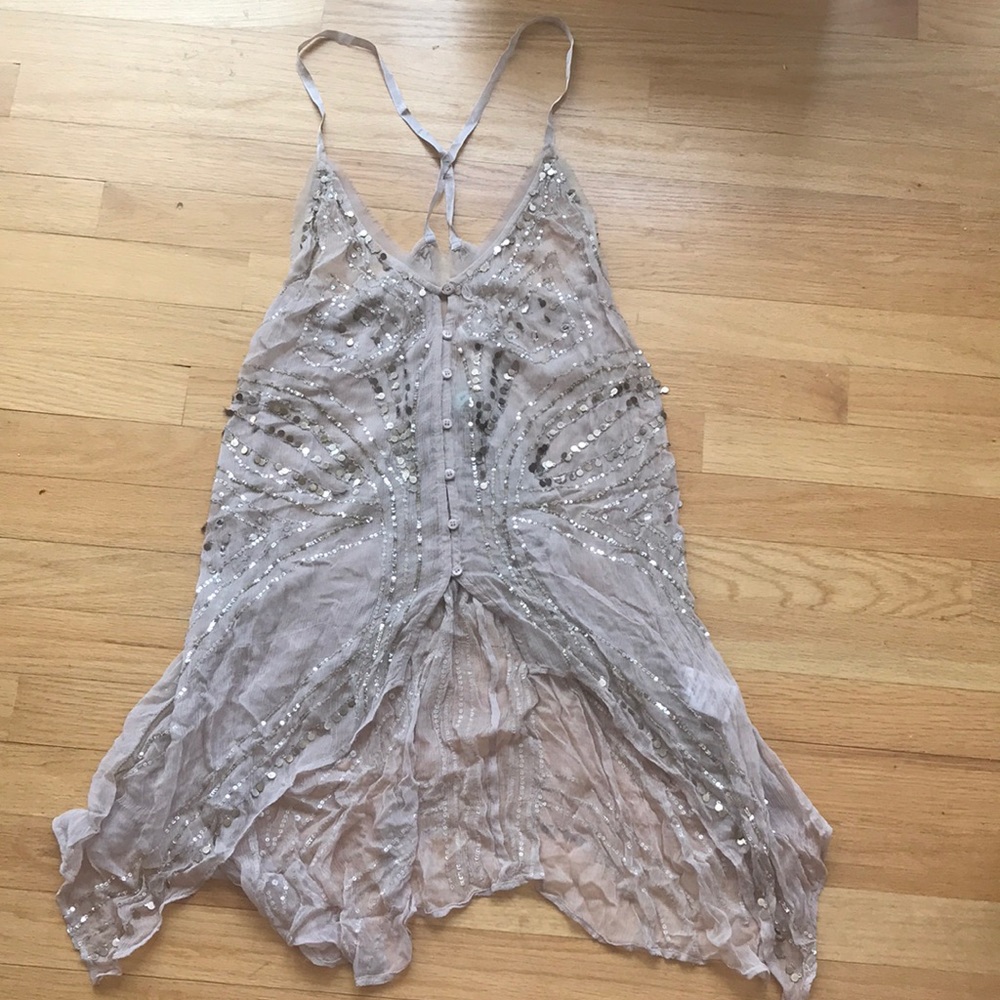 Flowy, beaded top from Free People